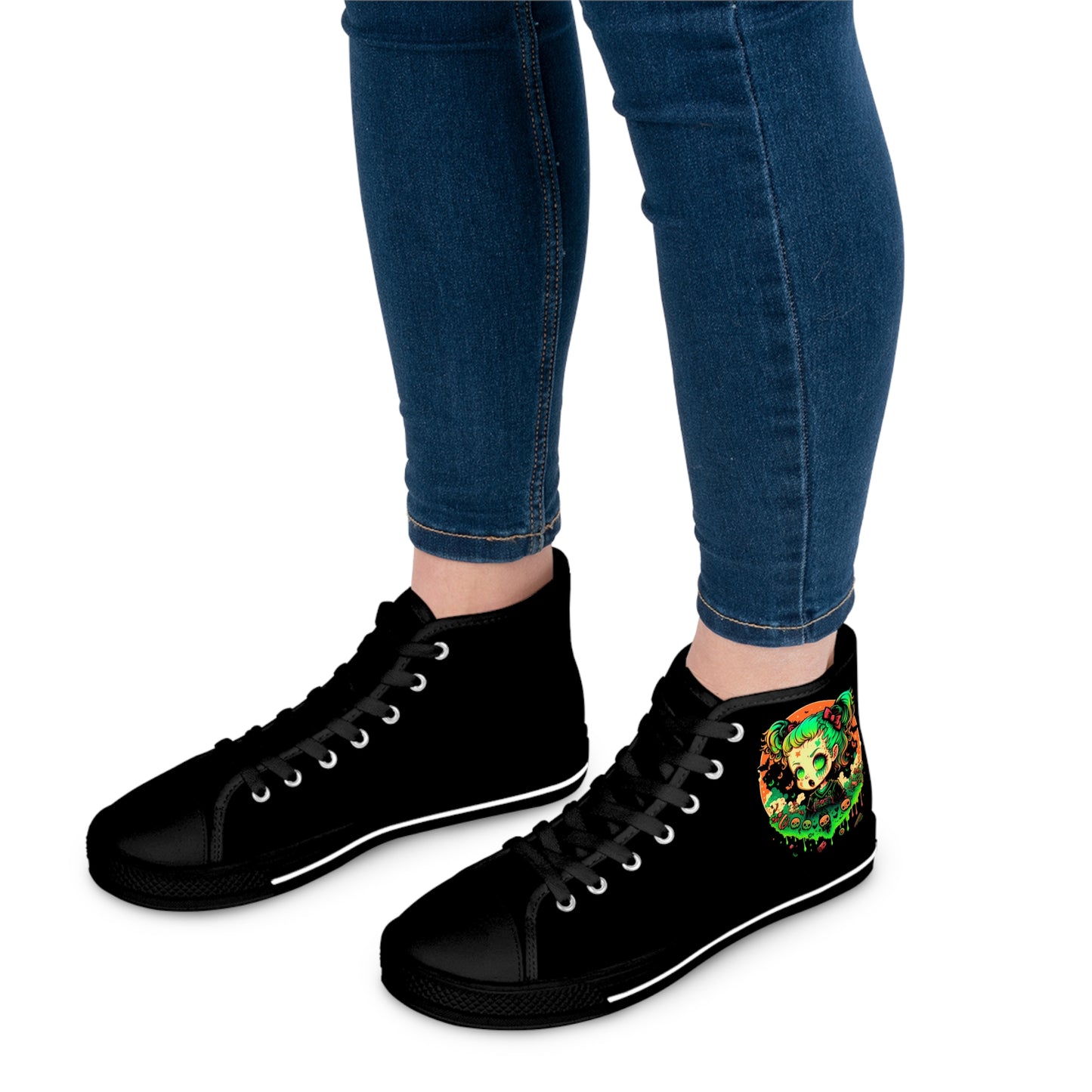 Harvest Moon Zombie Women's High Top Sneakers