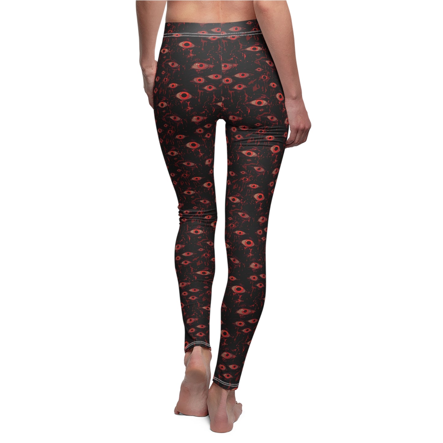 Watcher Women's Cut & Sew Casual Leggings (AOP)