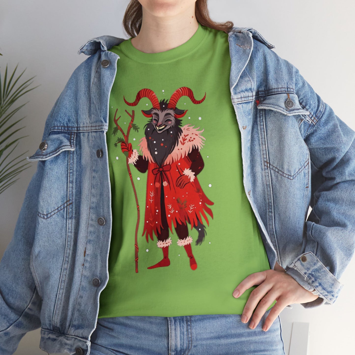 Merry Krampus Unisex Heavy Cotton Tee