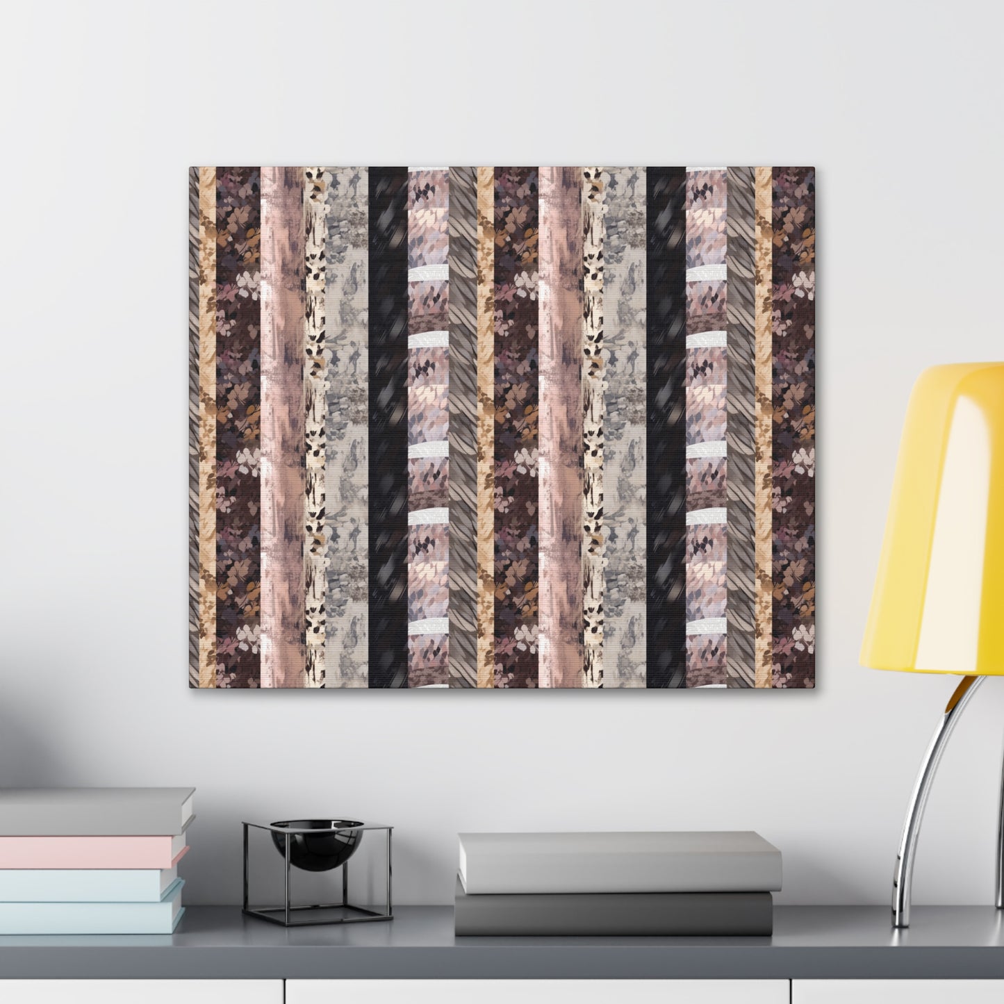Textured Stripes Canvas Gallery Wrap