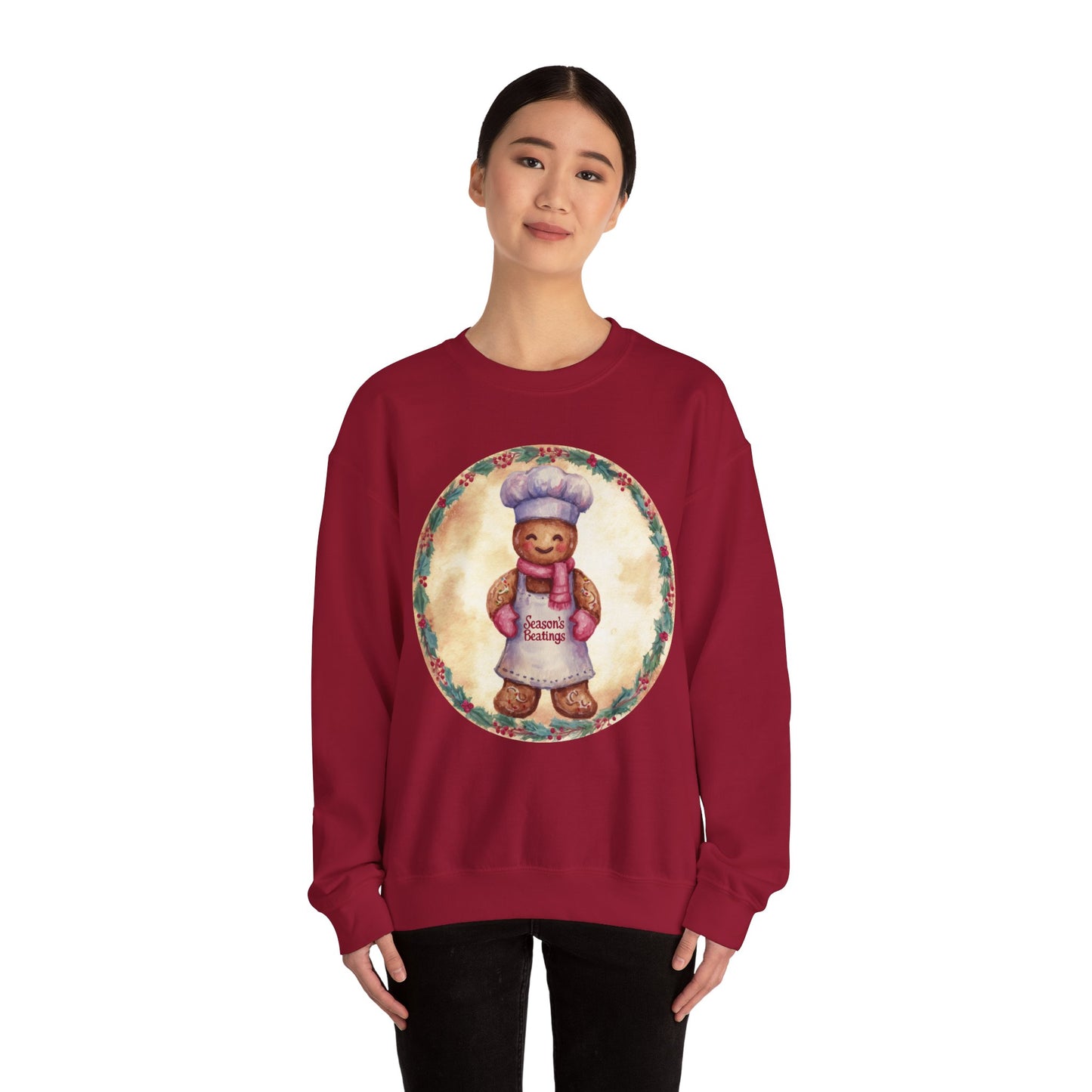 Gingerbread Baker Unisex Heavy Blend™ Crewneck Sweatshirt