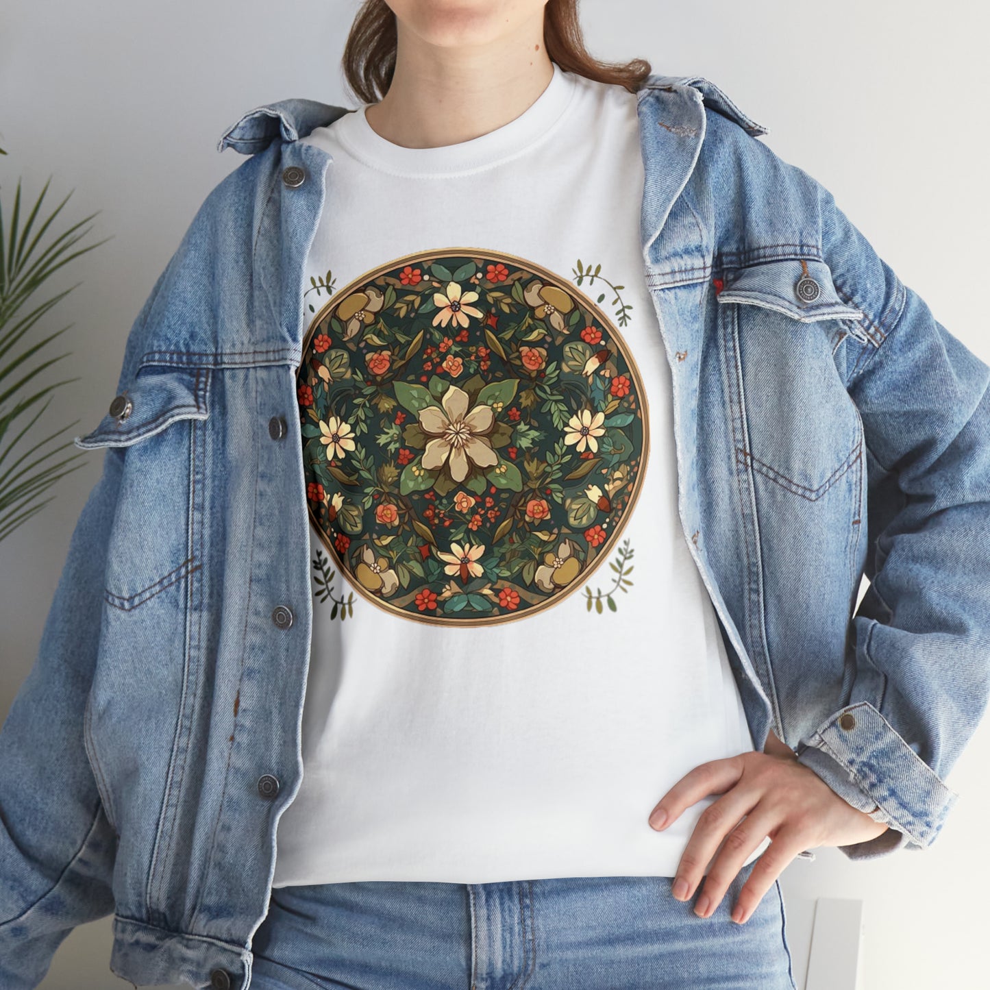 Druidic Mandala Unisex Heavy Cotton Tee