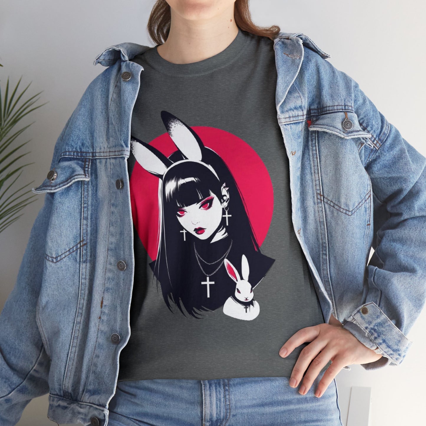 Vampire Bunny Unisex Heavy Cotton Tee