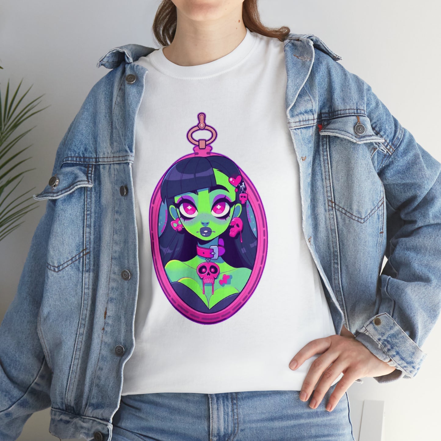 Zombie Locket Unisex Heavy Cotton Tee
