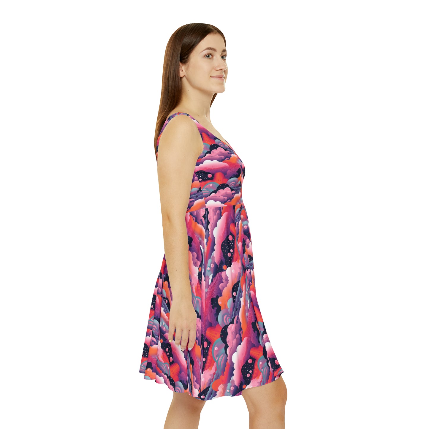 Cosmic Whimsy Women's Skater Dress (AOP)