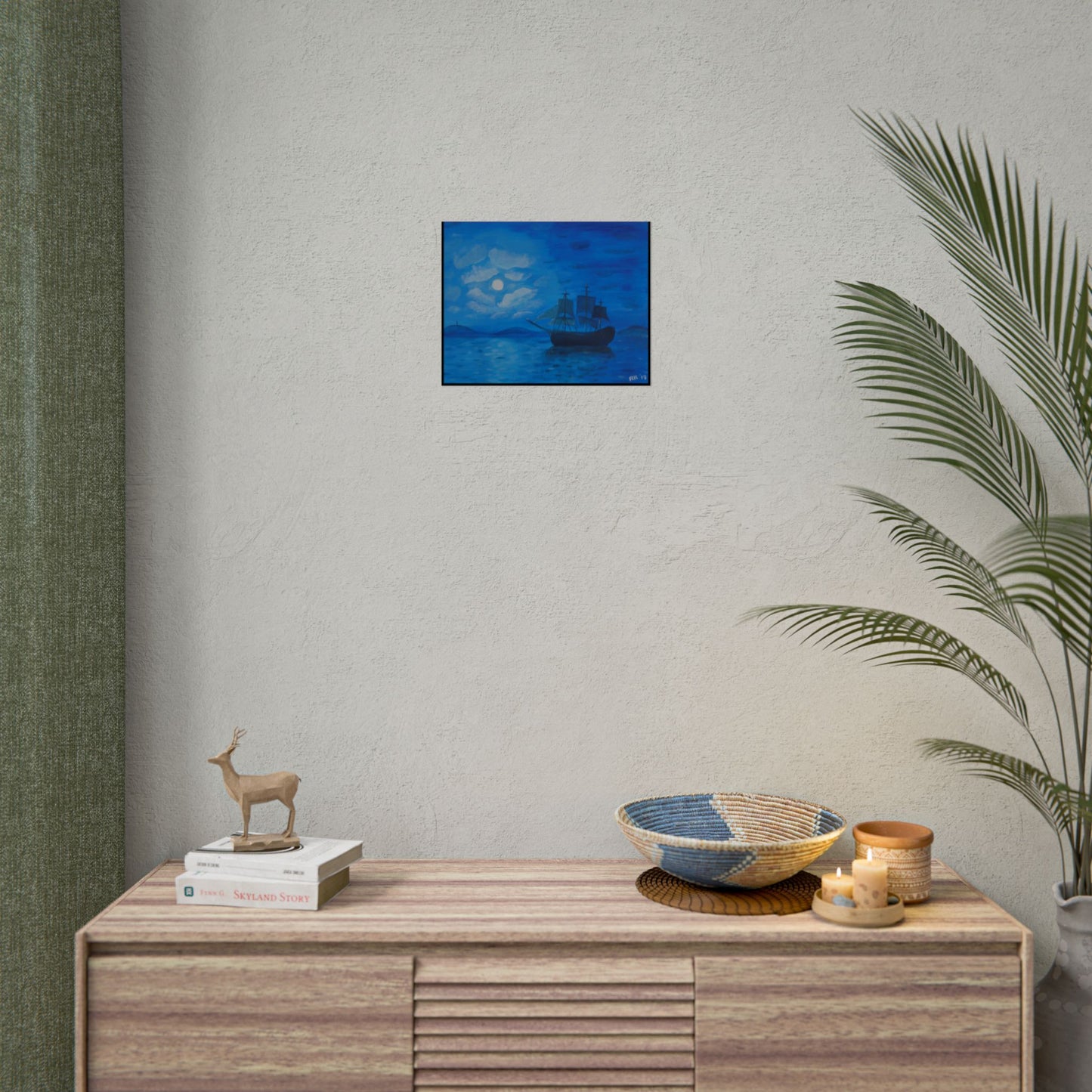 "Voyage in Blue" - Rolled Poster