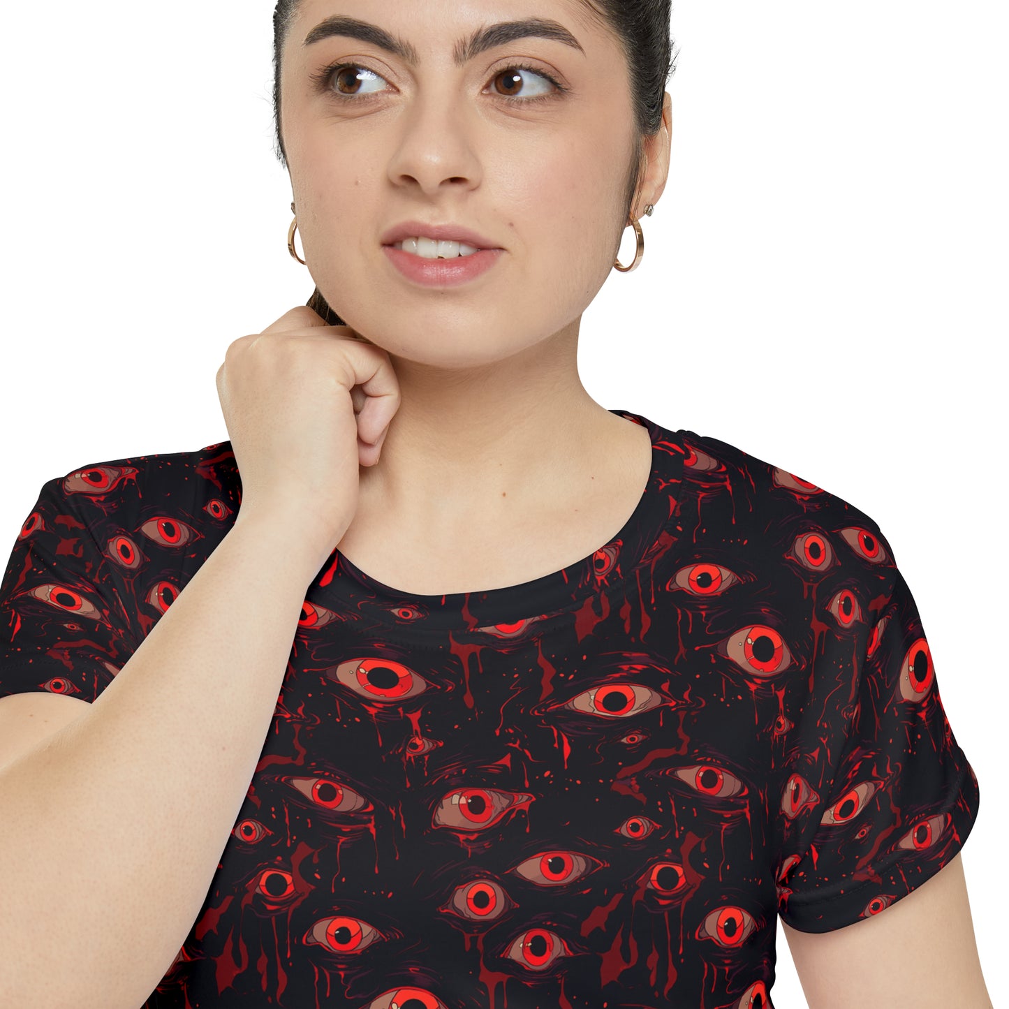 Watcher Women's Short Sleeve Shirt (AOP)