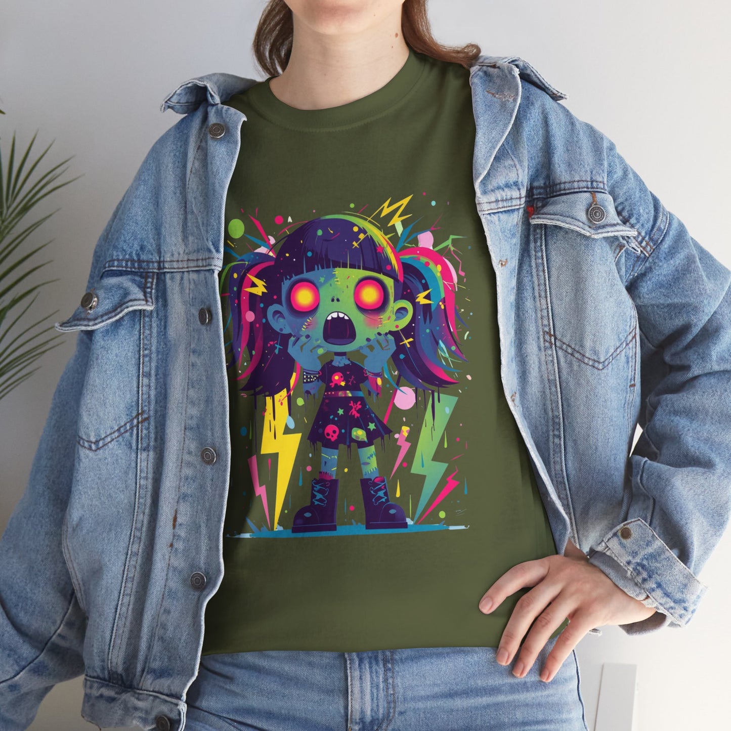Electrified Zombie Unisex Heavy Cotton Tee
