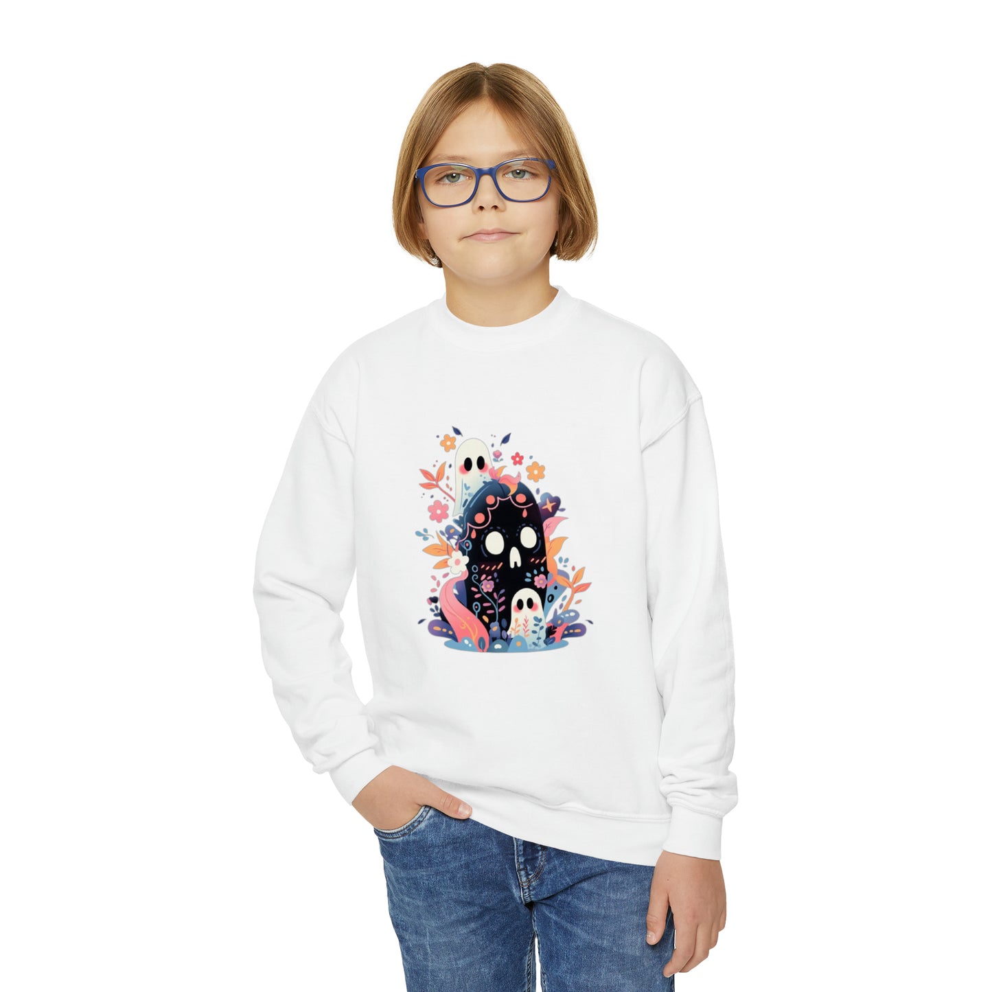 Ghosties Youth Crewneck Sweatshirt