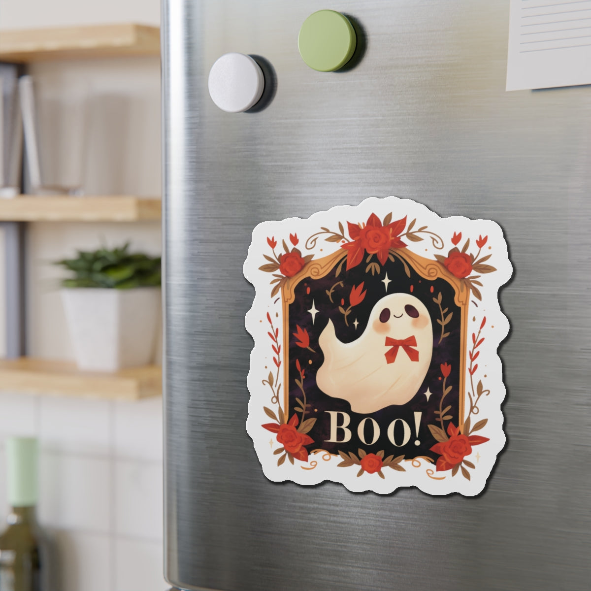 Boo! Die-Cut Magnets