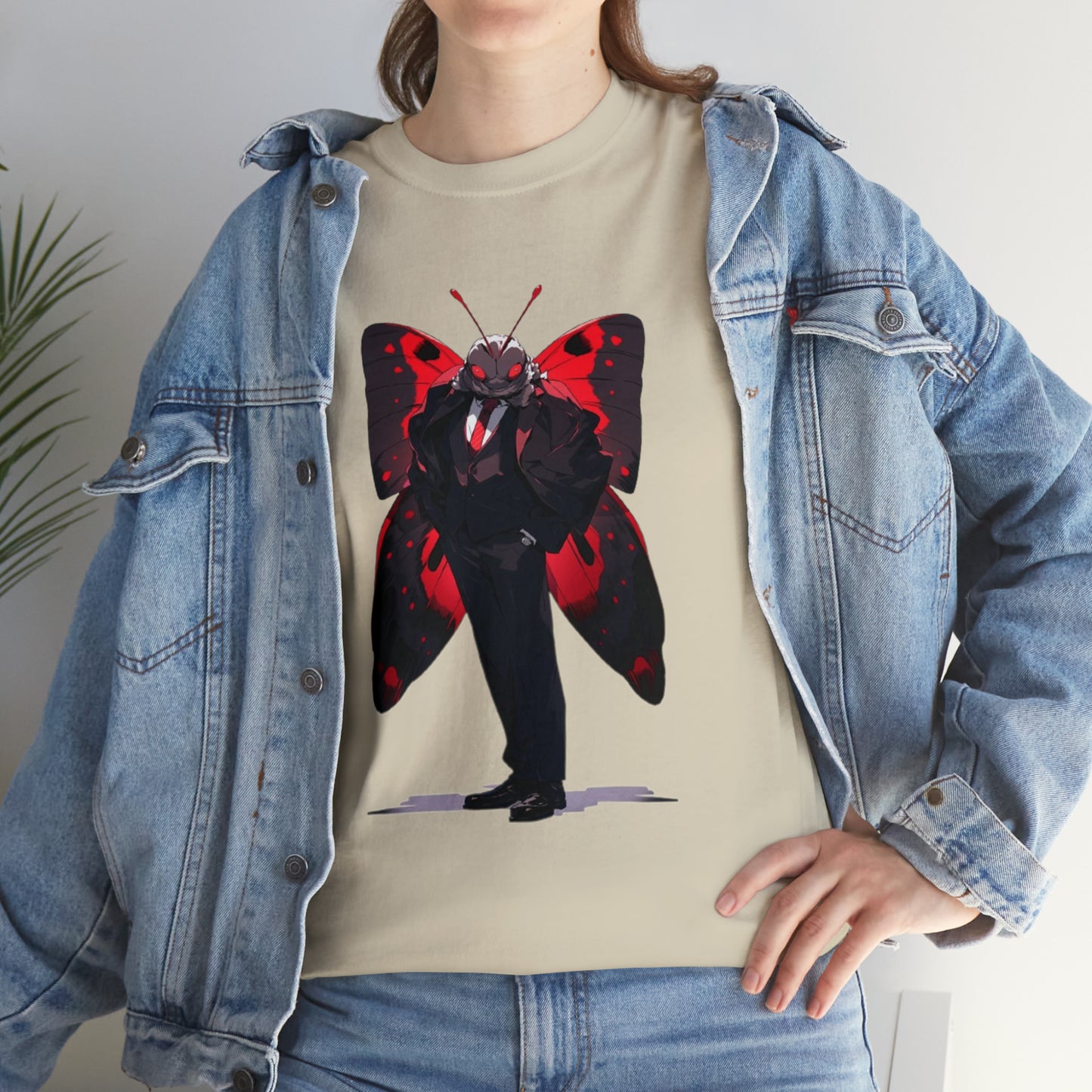 Mothman Unisex Heavy Cotton Tee