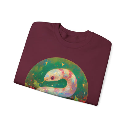 Candy Stripe Snake Unisex Heavy Blend™ Crewneck Sweatshirt
