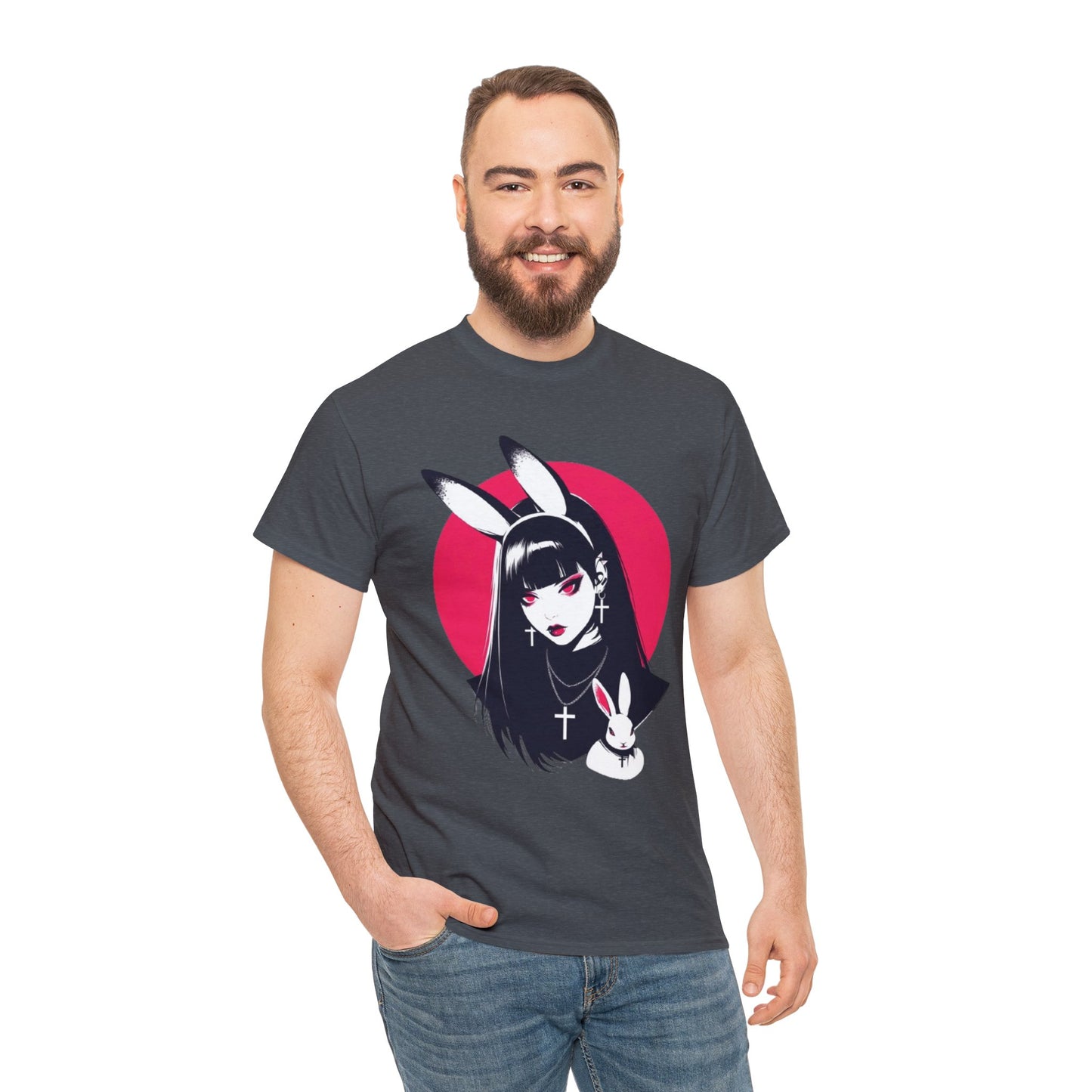 Vampire Bunny Unisex Heavy Cotton Tee