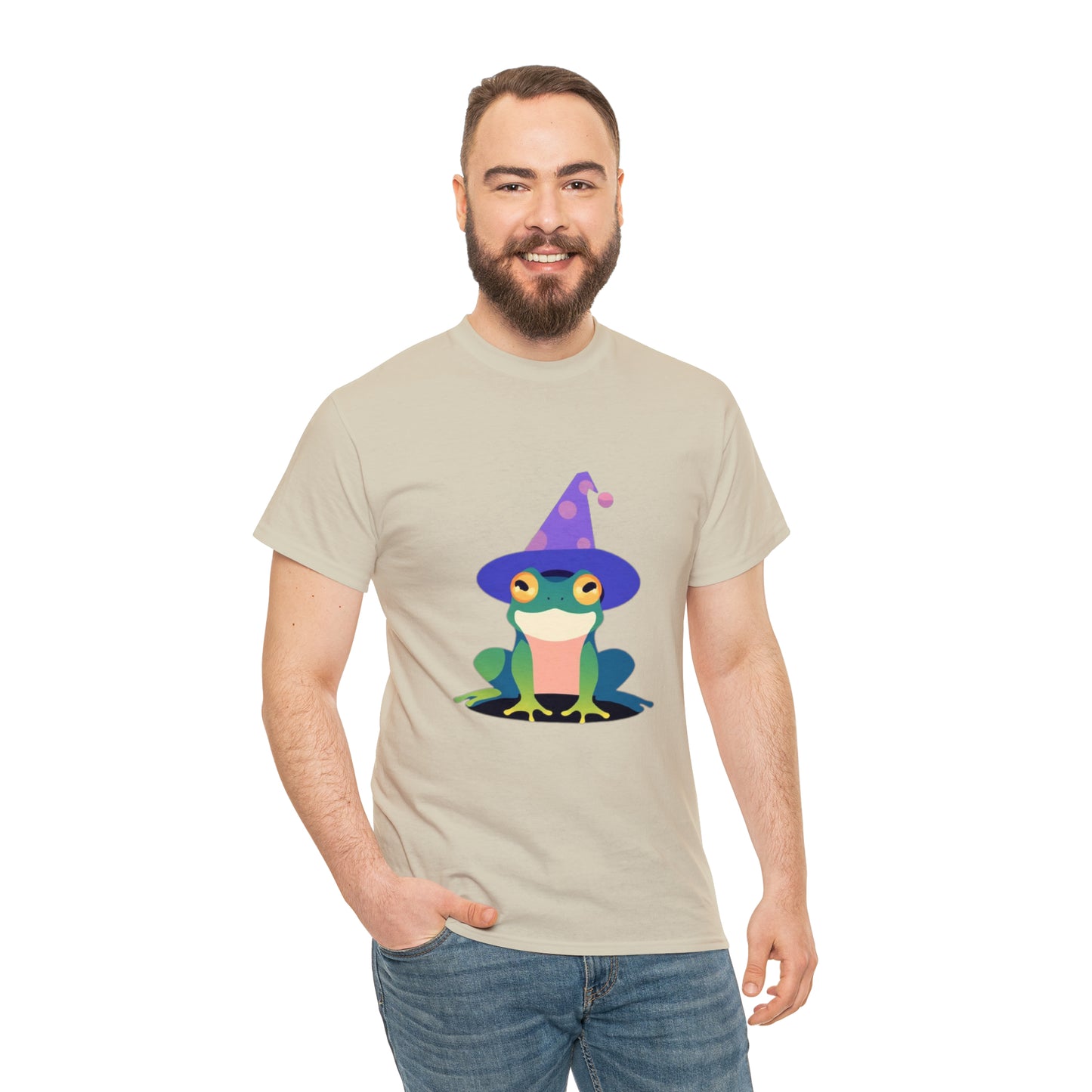 Wizard Frog Unisex Heavy Cotton Tee
