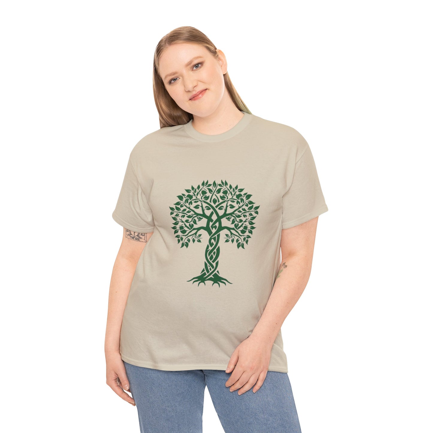 Celtic Tree Unisex Heavy Cotton Tee