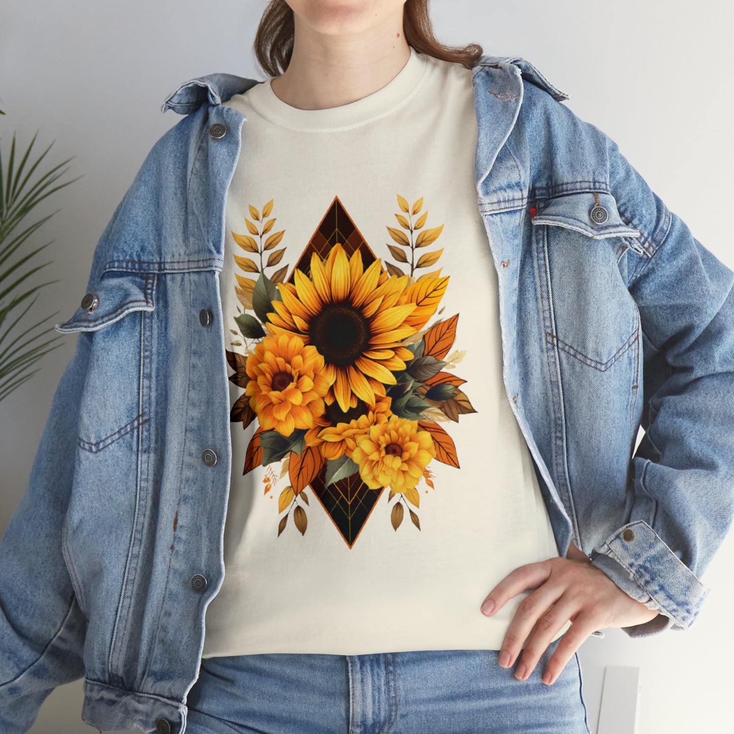 Sunflowers Unisex Heavy Cotton Tee