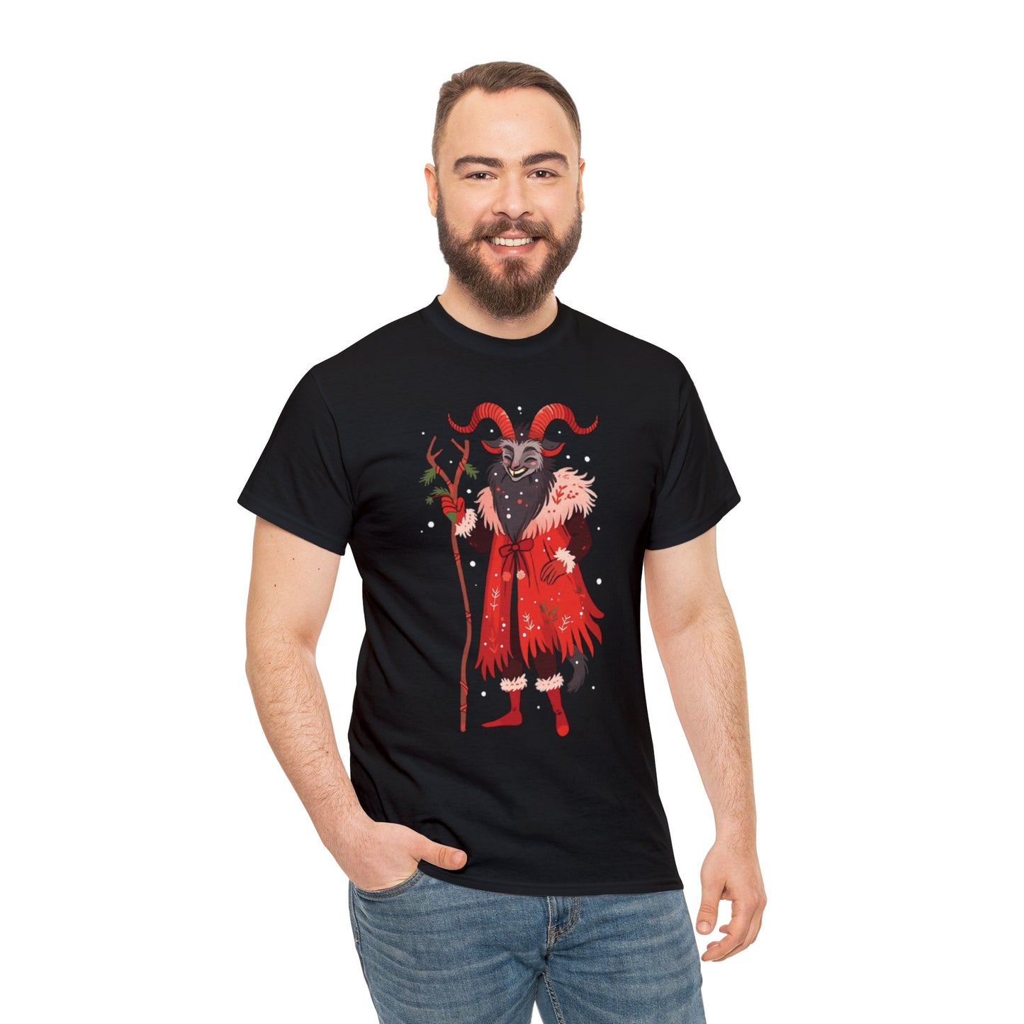 Merry Krampus Unisex Heavy Cotton Tee