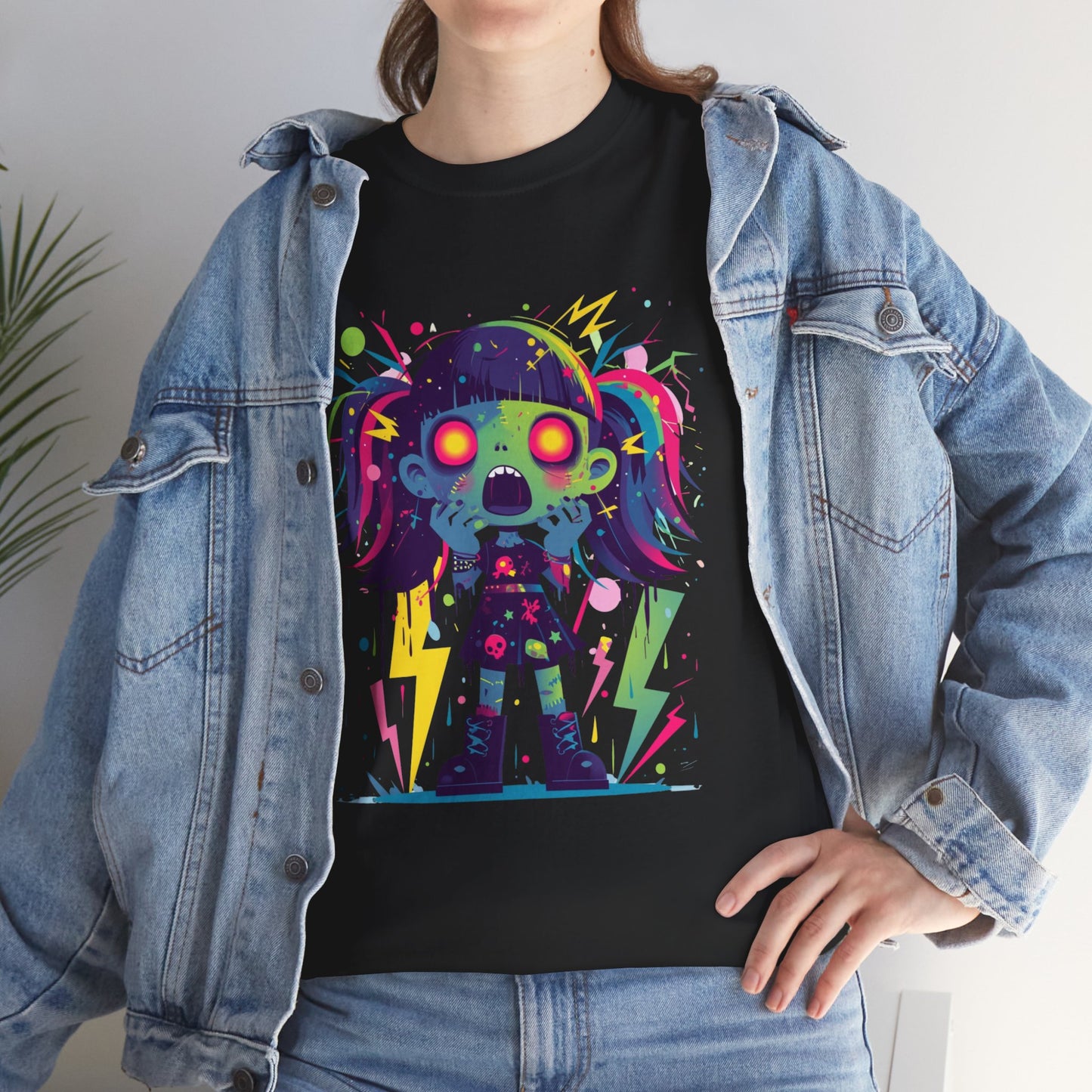 Electrified Zombie Unisex Heavy Cotton Tee
