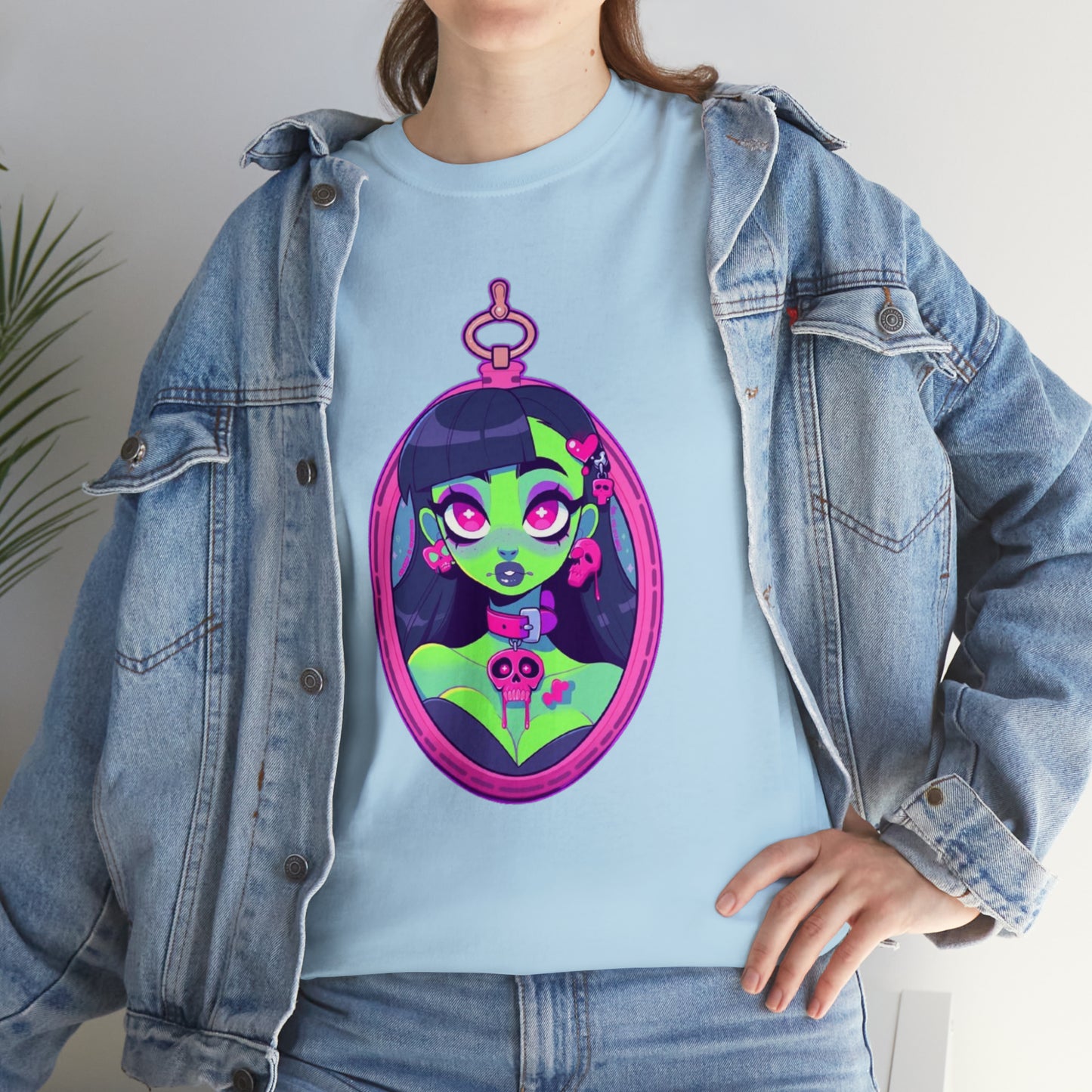 Zombie Locket Unisex Heavy Cotton Tee