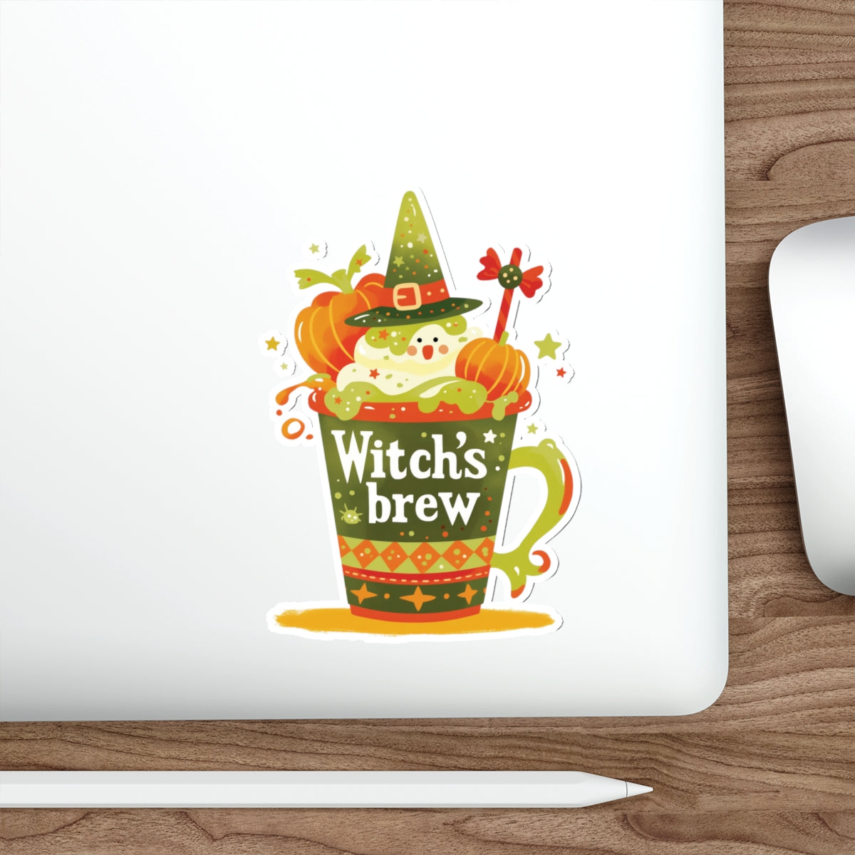 Witch's Brew Die-Cut Stickers