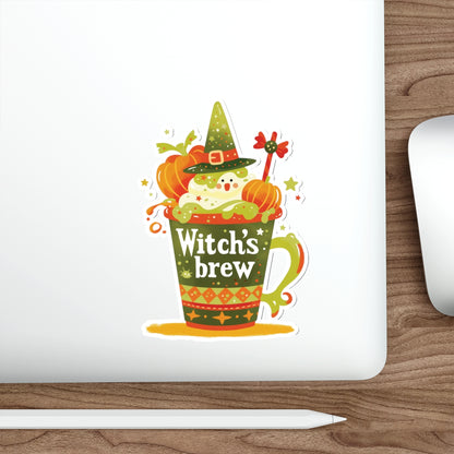 Witch's Brew Die-Cut Stickers
