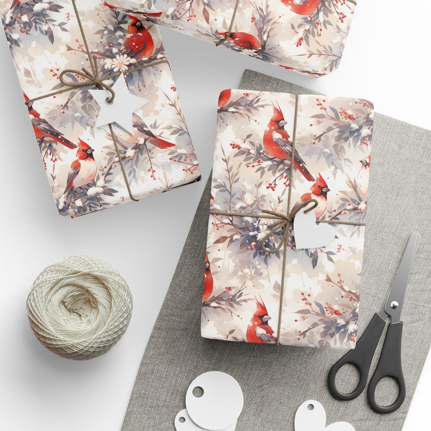 Winter Cardinals Wrapping Papers