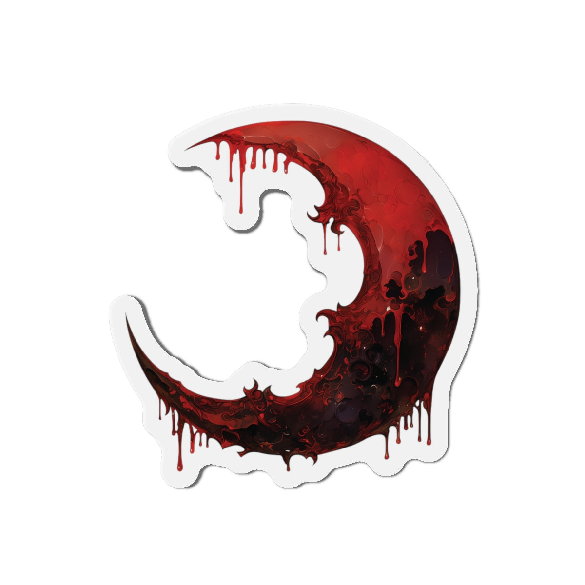 Blood Moon Die-Cut Magnets