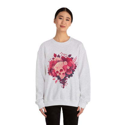 Skull Bouquet Unisex Heavy Blend™ Crewneck Sweatshirt