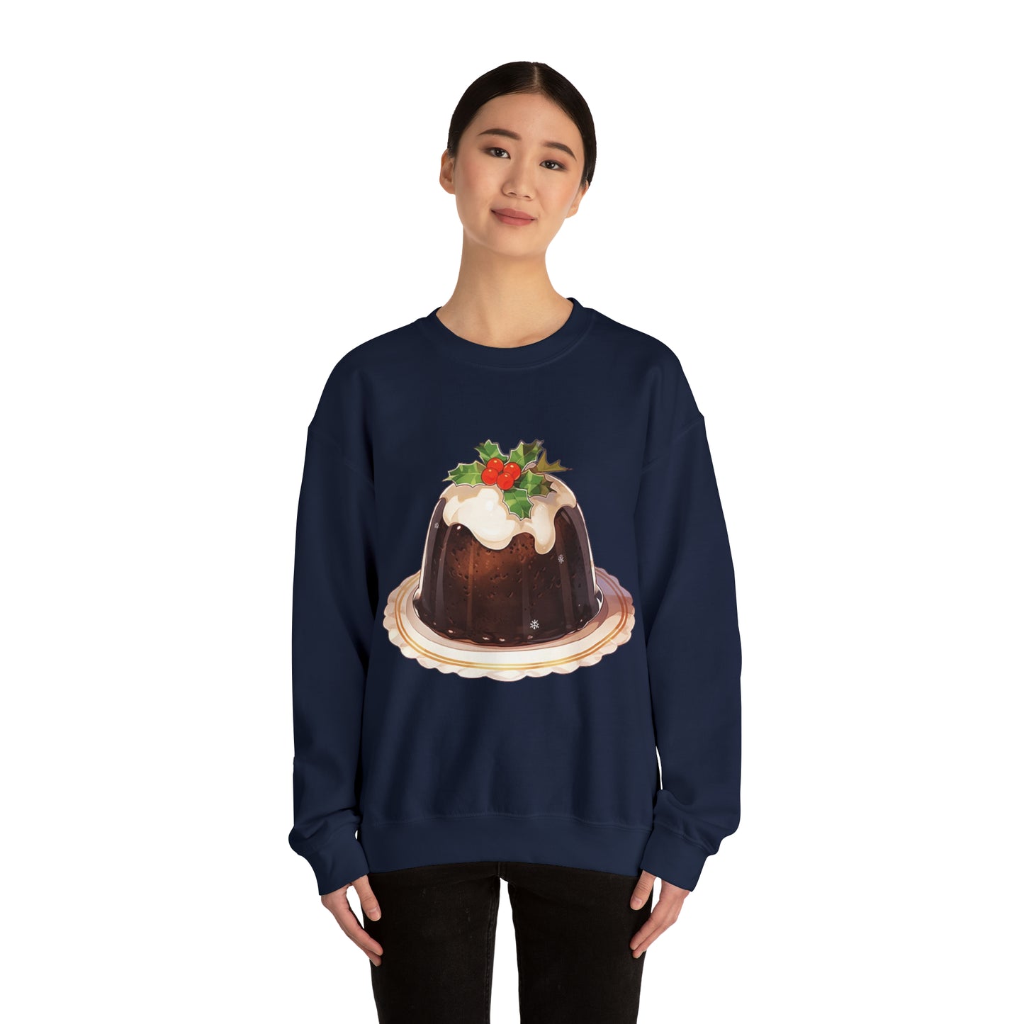 Christmas Pudding Unisex Heavy Blend™ Crewneck Sweatshirt