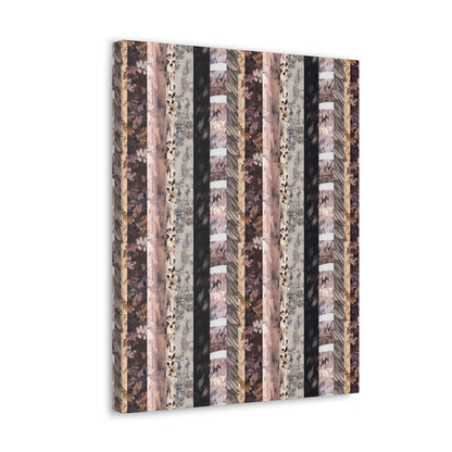 Textured Stripes Canvas Gallery Wrap