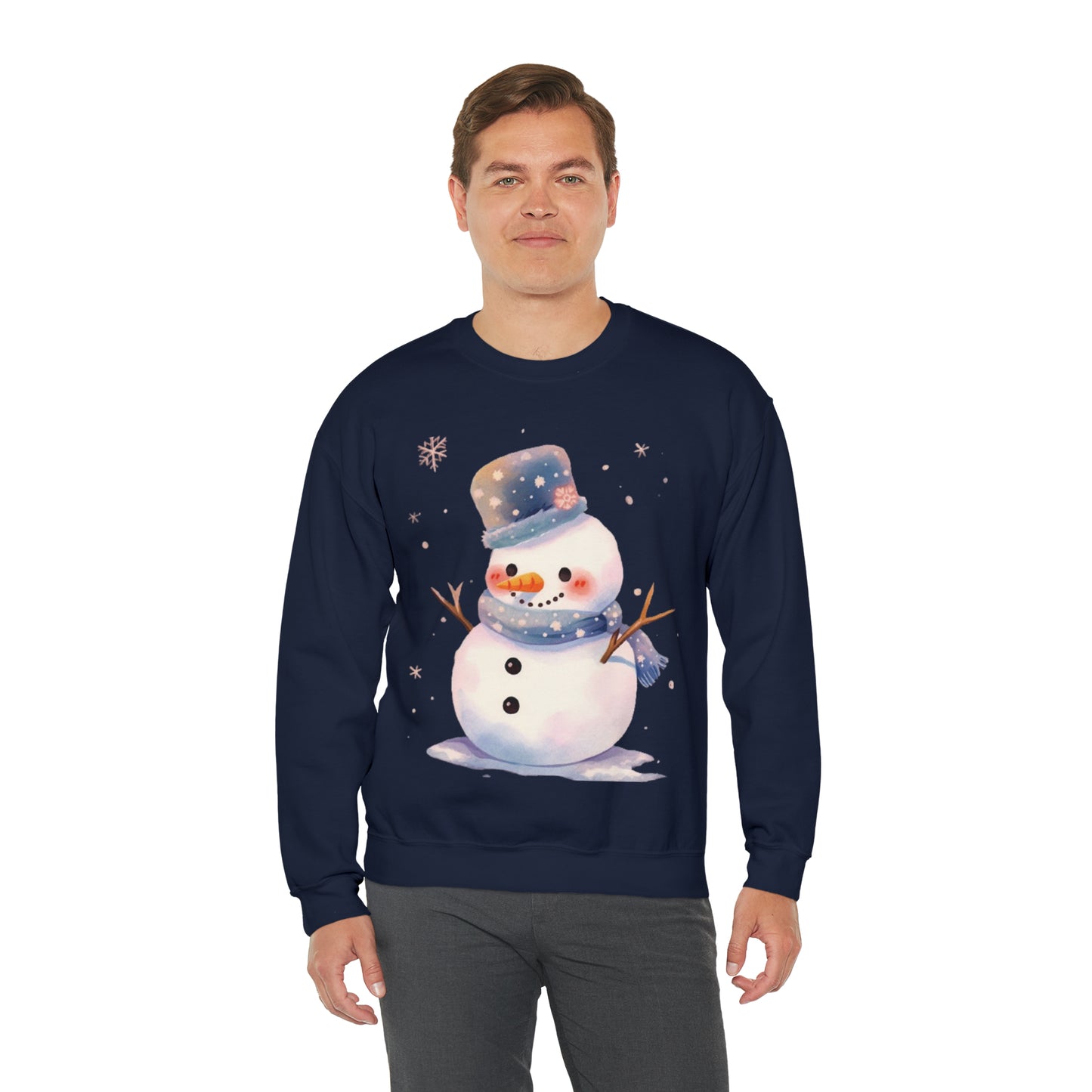 Snowman Unisex Heavy Blend™ Crewneck Sweatshirt