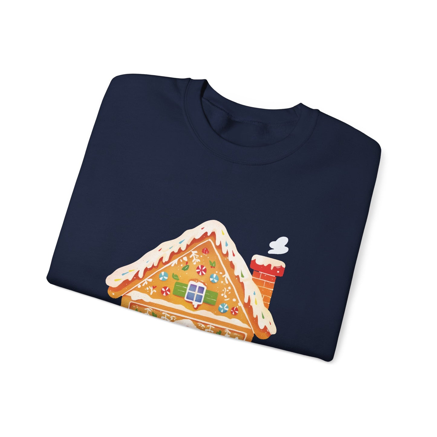 Gingerbread House Unisex Heavy Blend™ Crewneck Sweatshirt