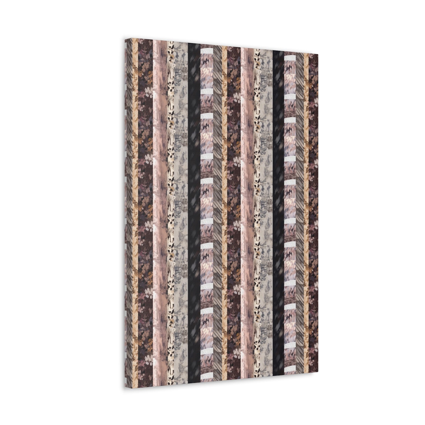 Textured Stripes Canvas Gallery Wrap