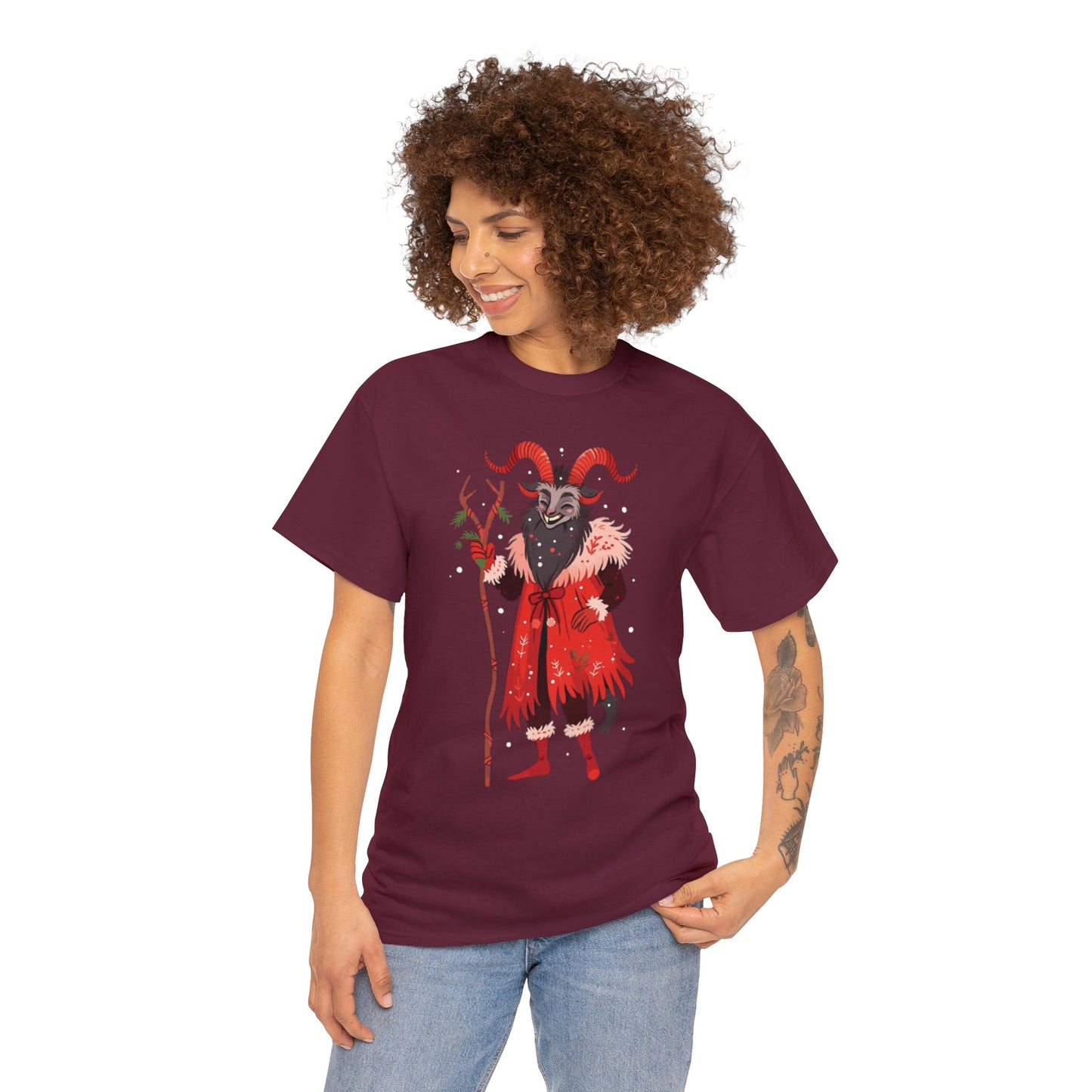 Merry Krampus Unisex Heavy Cotton Tee