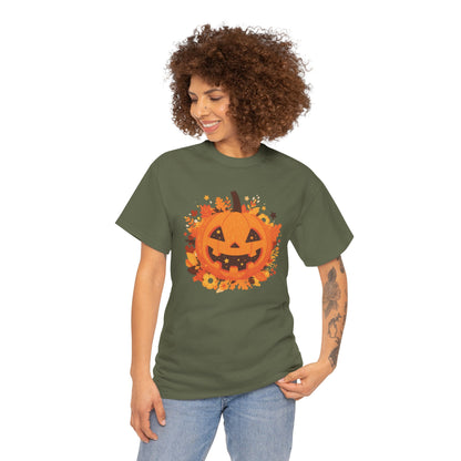 Jack-O-Lantern Unisex Heavy Cotton Tee