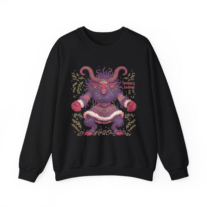 Season's Beatings (Krampus) Unisex Heavy Blend™ Crewneck Sweatshirt