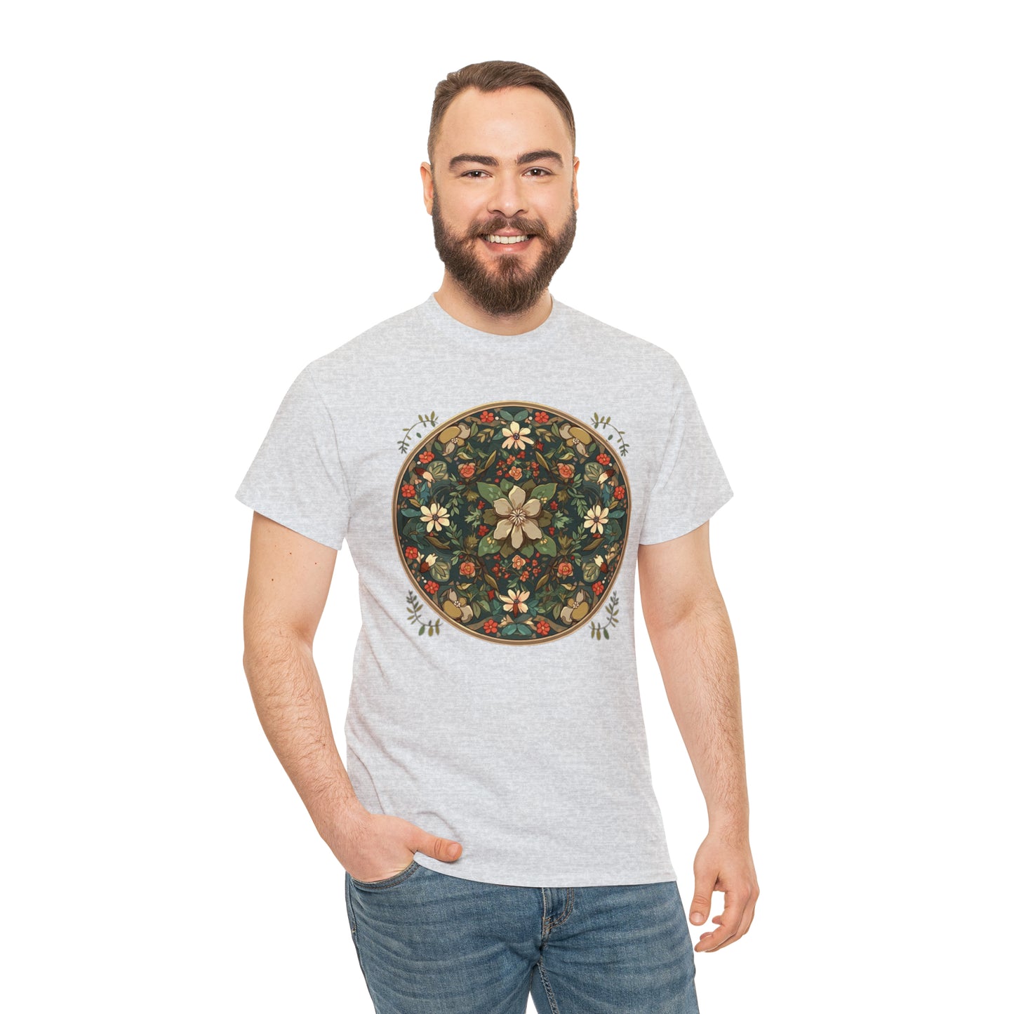 Druidic Mandala Unisex Heavy Cotton Tee
