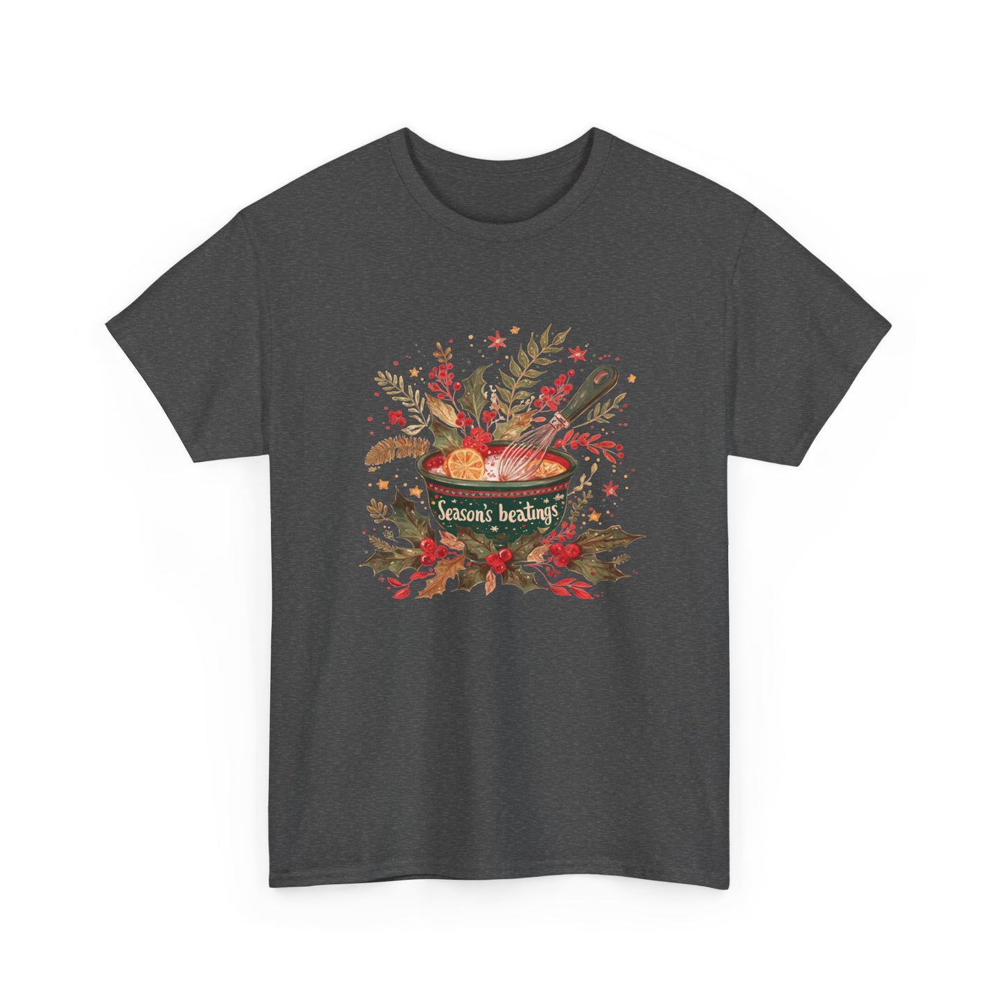 Season's Beatings (Baking) Unisex Heavy Cotton Tee