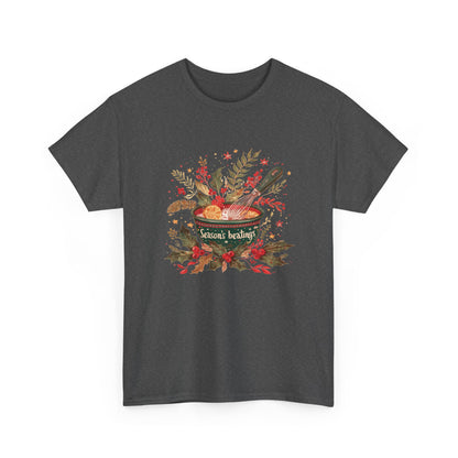 Season's Beatings (Baking) Unisex Heavy Cotton Tee