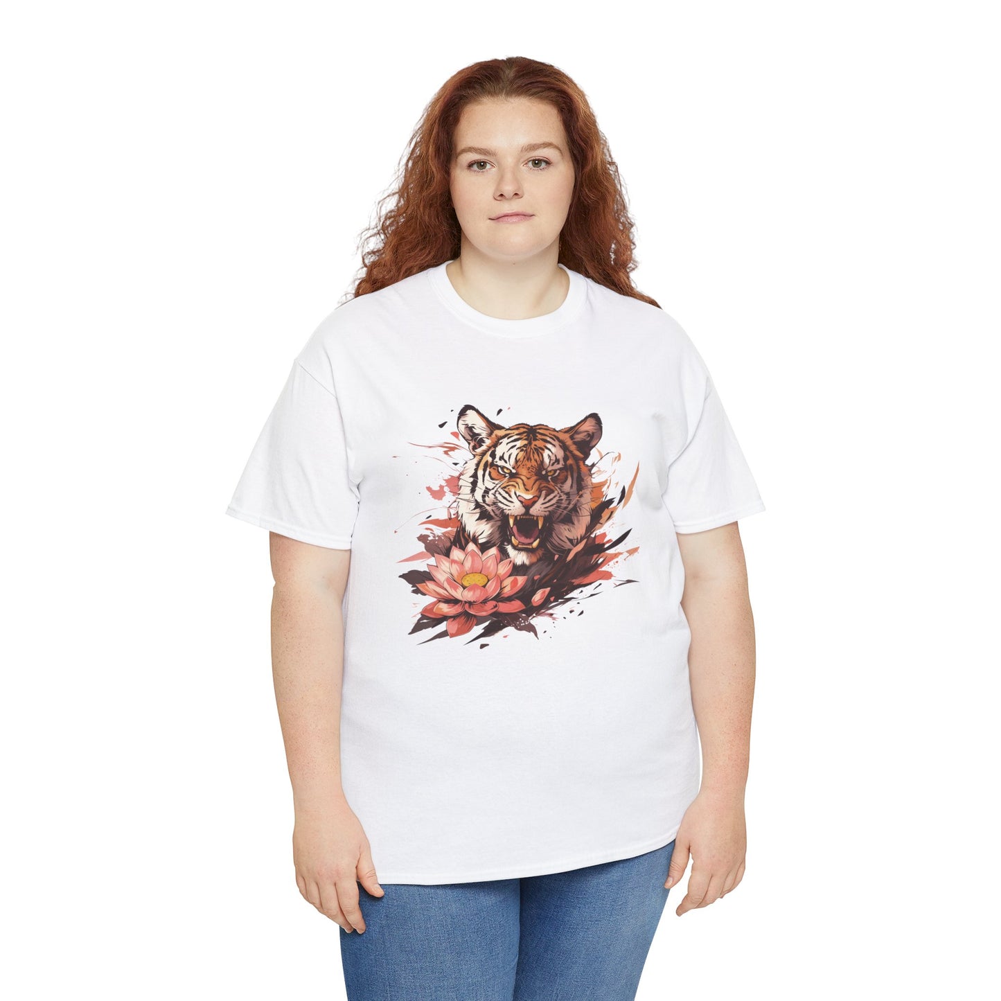 Lotus Tiger Unisex Heavy Cotton Tee