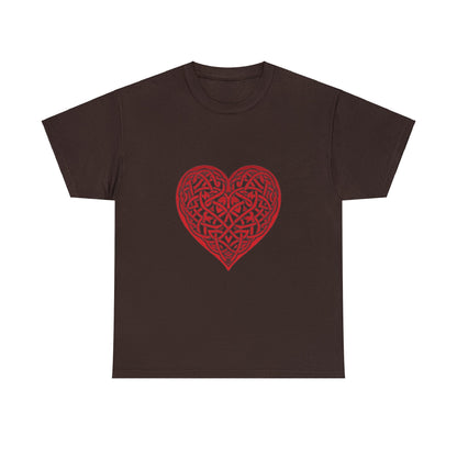 Celtic Heart Unisex Heavy Cotton Tee