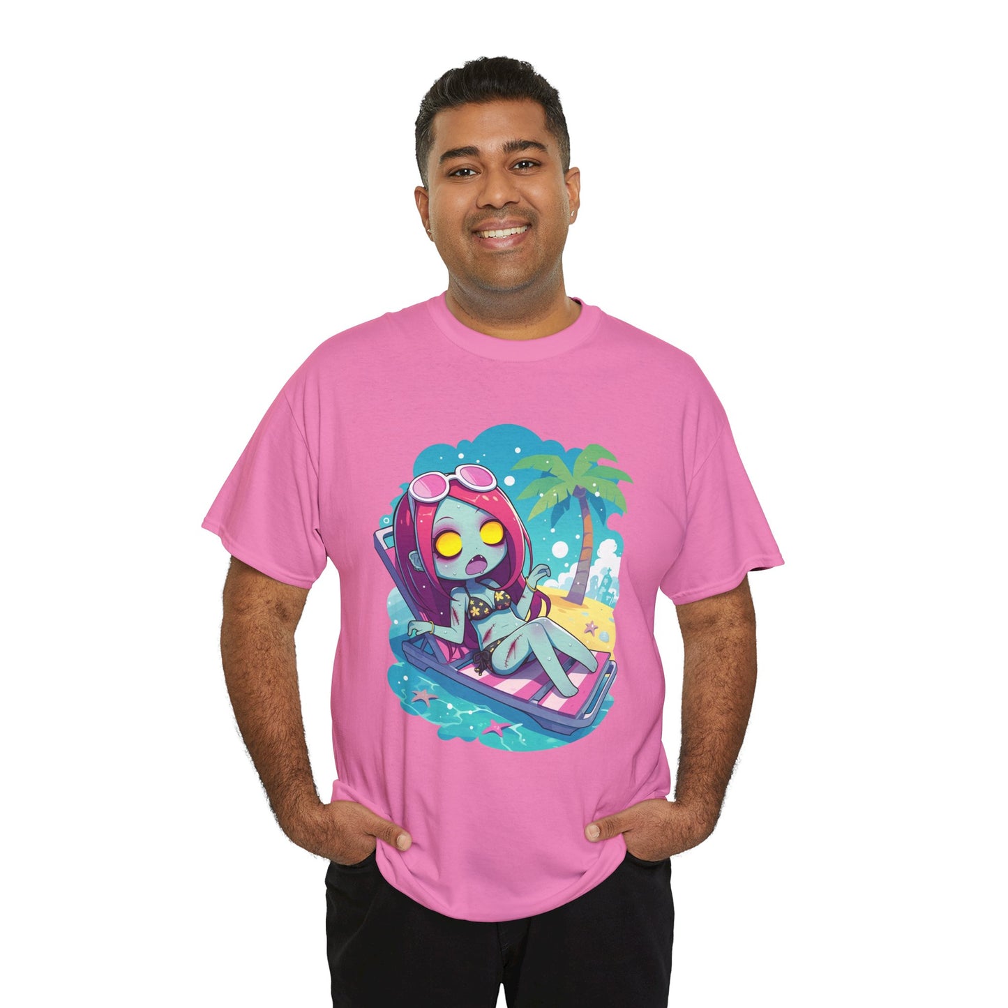 Beach Babe Zombie Unisex Heavy Cotton Tee