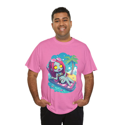 Beach Babe Zombie Unisex Heavy Cotton Tee