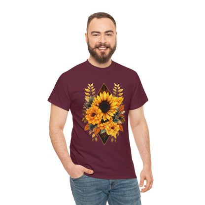 Sunflowers Unisex Heavy Cotton Tee