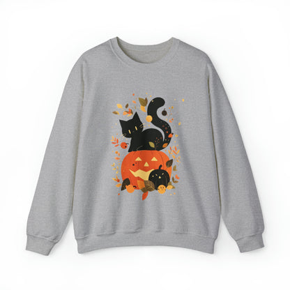Spooky Kitty Unisex Heavy Blend™ Crewneck Sweatshirt