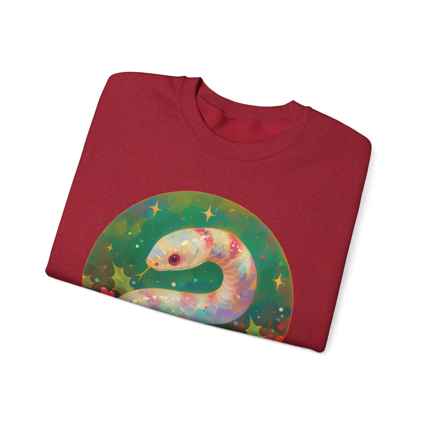 Candy Stripe Snake Unisex Heavy Blend™ Crewneck Sweatshirt
