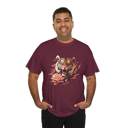 Lotus Tiger Unisex Heavy Cotton Tee