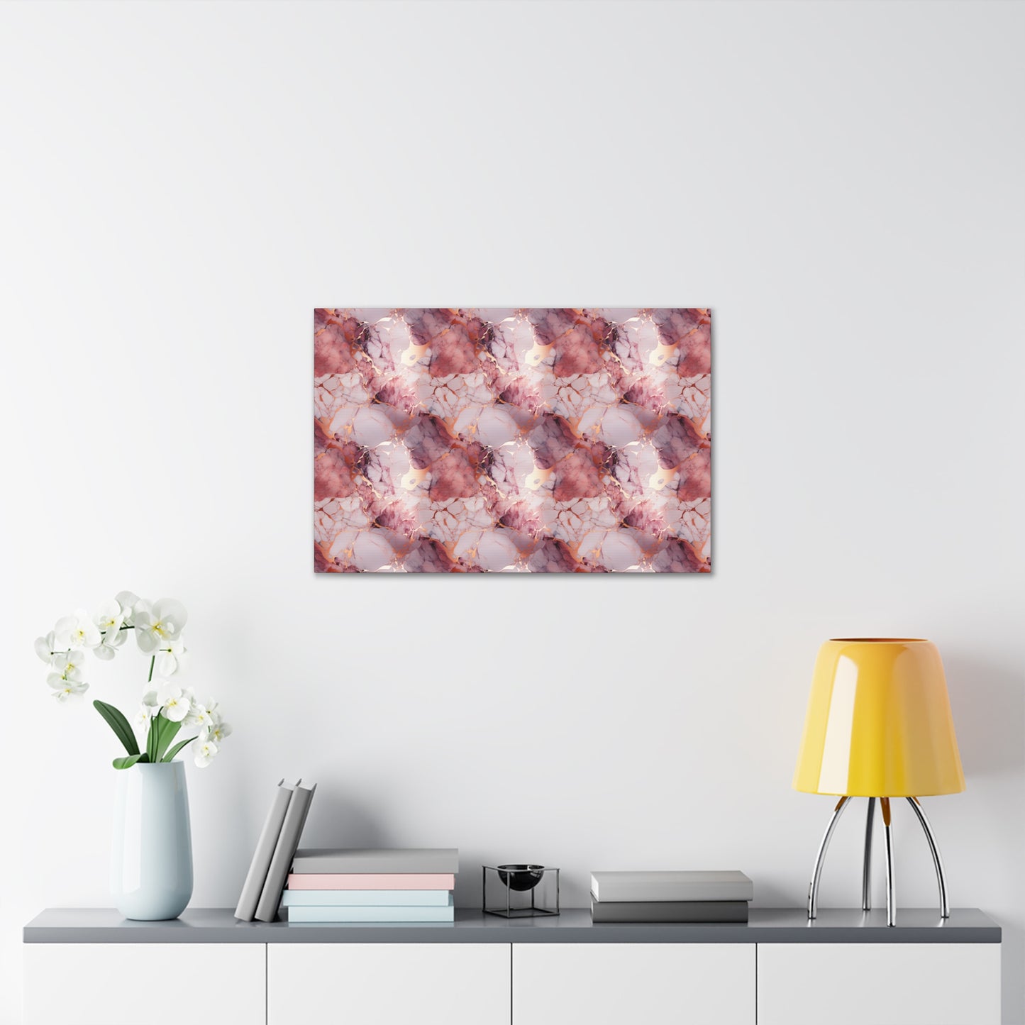 Rose Gold Marble Canvas Gallery Wrap
