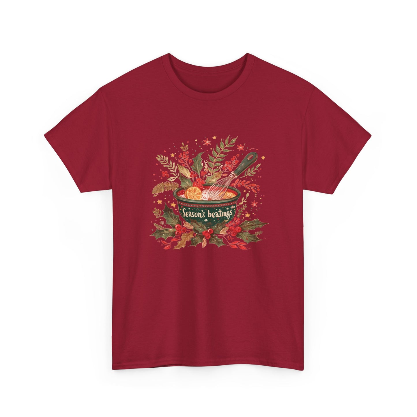 Season's Beatings (Baking) Unisex Heavy Cotton Tee