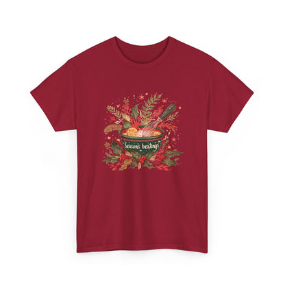 Season's Beatings (Baking) Unisex Heavy Cotton Tee